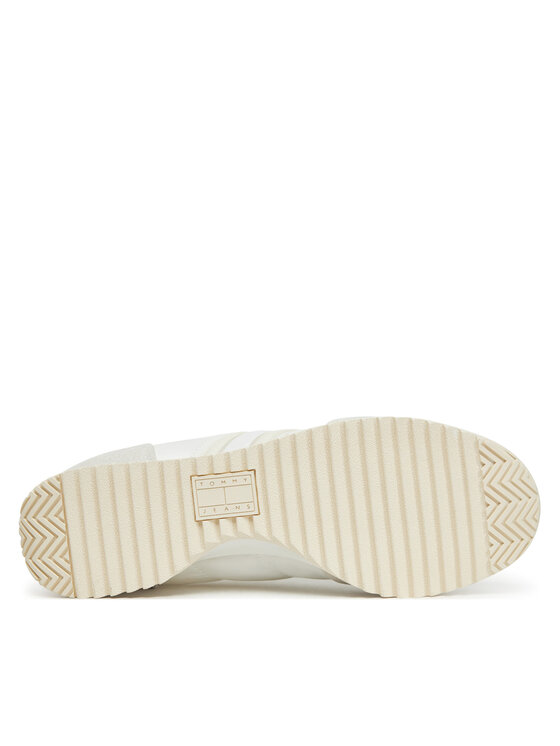 Tommy Jeans Tommy Jeans Laisvalaikio batai Tjm Retro Runner Cleated EM0EM01527 Balta