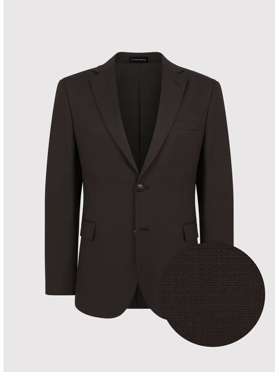Pako Lorente Pako Lorente Garnitur P24SF-4G-021 Brązowy Slim Fit