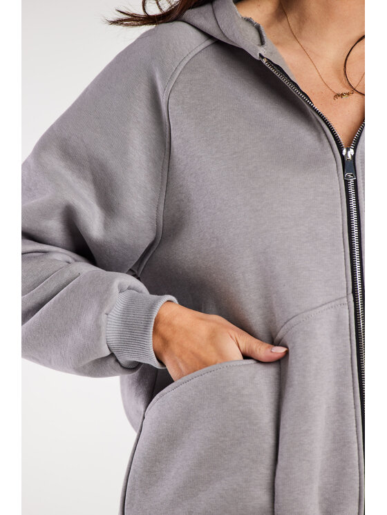 Infinite You Infinite You Felpa M324 Grigio Basic Fit