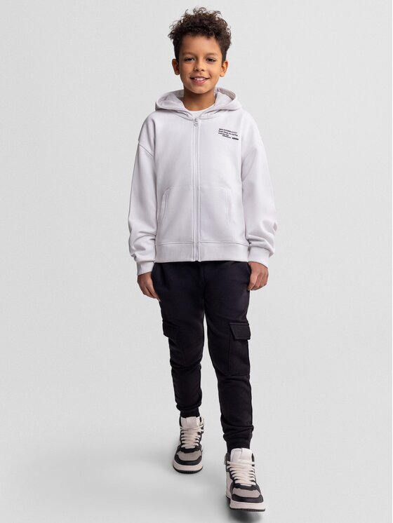minoti minoti Spodnie dresowe 29FLEECE282 Khaki Regular Fit