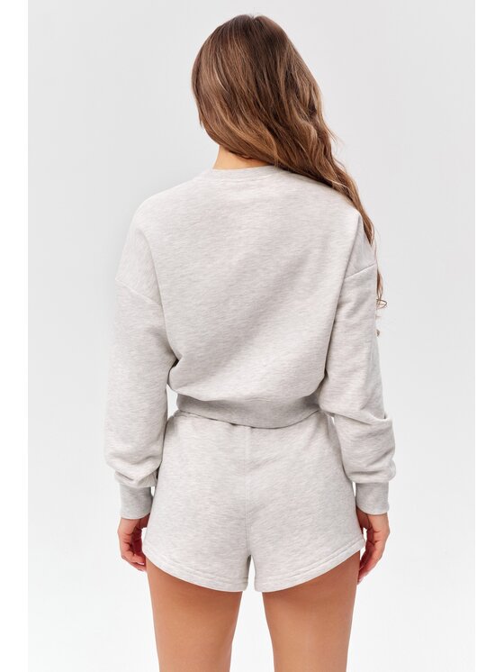 ROUGH RADICAL ROUGH RADICAL Felpa COTTON ACTIVE CROP WOMEN Grigio Regular Fit