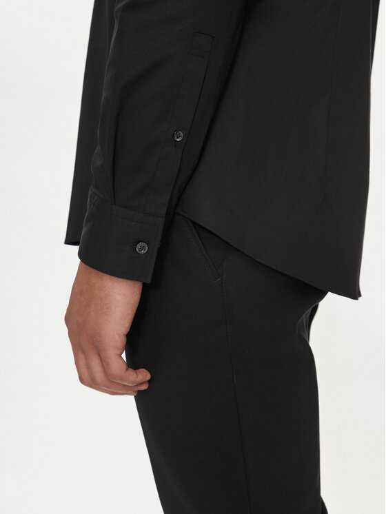 HUGO Hugo Koszula Ermo 50505315 Czarny Slim Fit