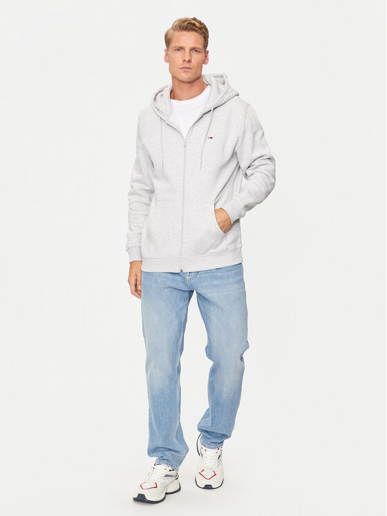Tommy Jeans Tommy Jeans Mikina DM0DM20743 Šedá Regular Fit