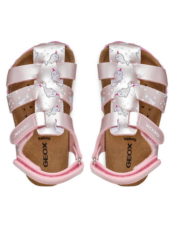 Geox Geox Basutės B Sandal Chalki B452RA 0PVNF C8010 M Rožinė