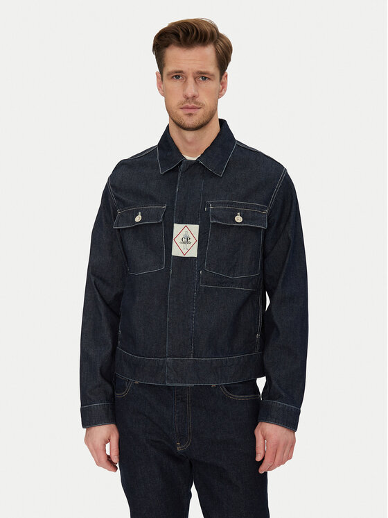 C.P. Company C.P. Company Jeansová bunda 18CMOW188A110295W Modrá Regular Fit