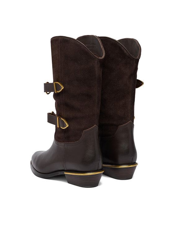 Badura Badura Botine EO-PARIS-GL893C-11.5-1511-2 Maro închis