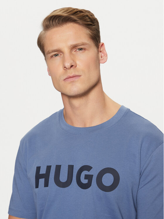 HUGO HUGO T-shirt Dulivio 50467556 Plava Regular Fit
