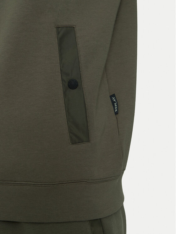 REPLAY REPLAY Pulóver M6964 .000.23655 Sötétzöld Regular Fit