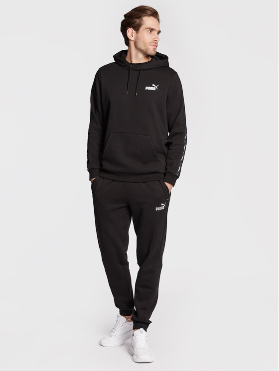 Puma Puma Bluza Essential+ Tape 849040 Czarny Regular Fit