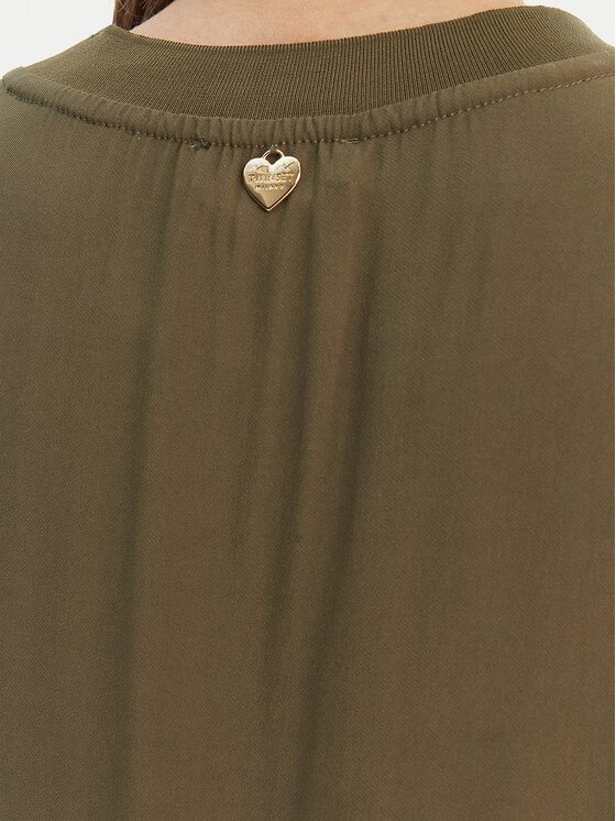 TWINSET TWINSET Bluzka 211TT2163 Zielony Regular Fit