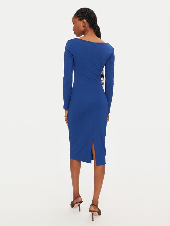 Rinascimento Rinascimento Kokteiļkleita 1000769355846 Zils Regular Fit