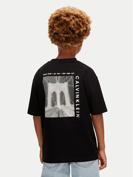 Calvin Klein Jeans Calvin Klein Jeans Marškinėliai Bridge LVCKSJA05B Juoda Regular Fit