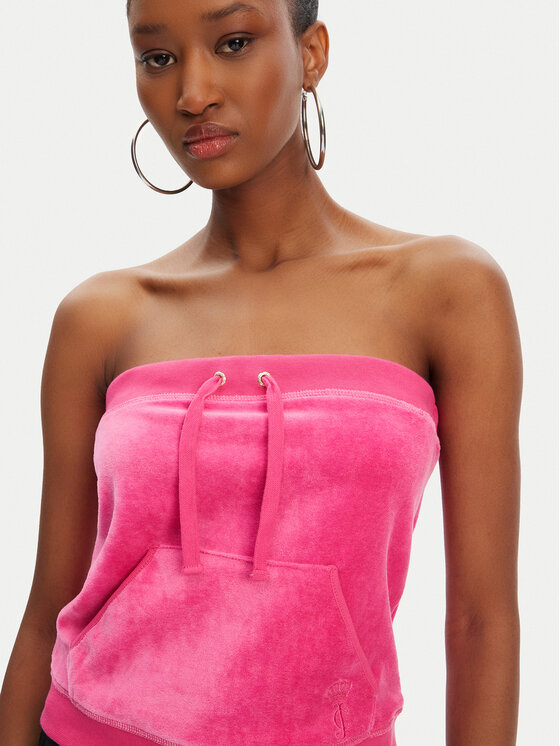 Juicy Couture Juicy Couture Top Heritage JCGCT125023 Ružová Slim Fit