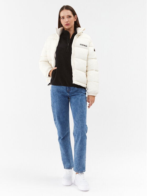 Napapijri Napapijri Ziemas jaka NP0A4HJV Écru Regular Fit