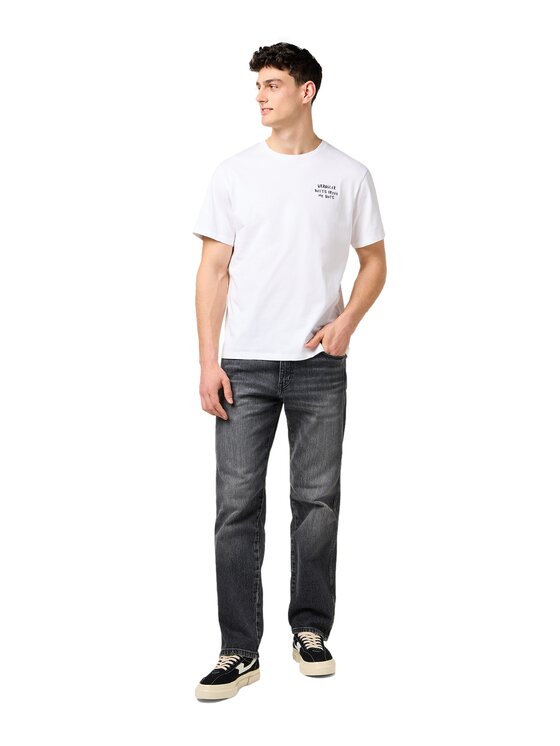 Wrangler Wrangler T-Shirt 112371487 Biały Regular Fit