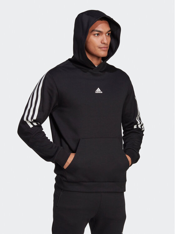 adidas adidas Džemperis Future Icons 3-Stripes HK4572 Juoda Regular Fit