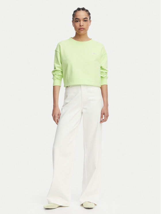 Tommy Jeans Tommy Jeans Džemperis Athleisure Metallic DW0DW22996 Šviesiai žalia Relaxed Fit