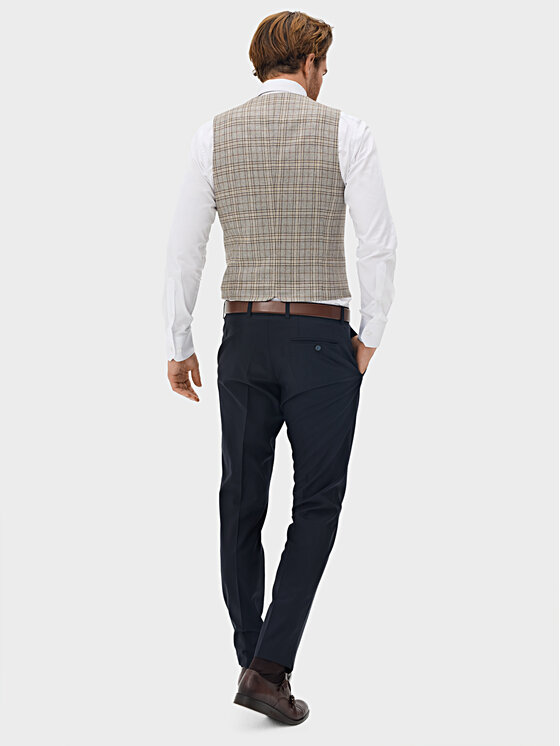 Evenemen Evenemen Kamizelka BOSTON LPA Beżowy Slim Fit