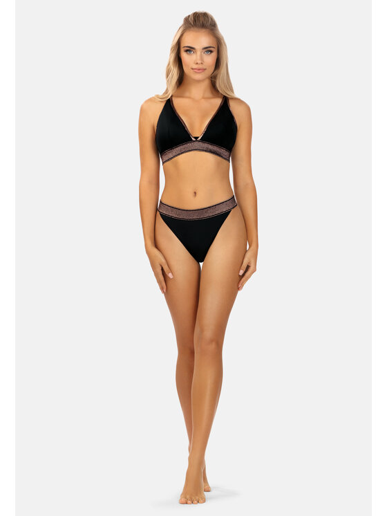 Miss Lou Miss Lou Bikini ML017 Czarny
