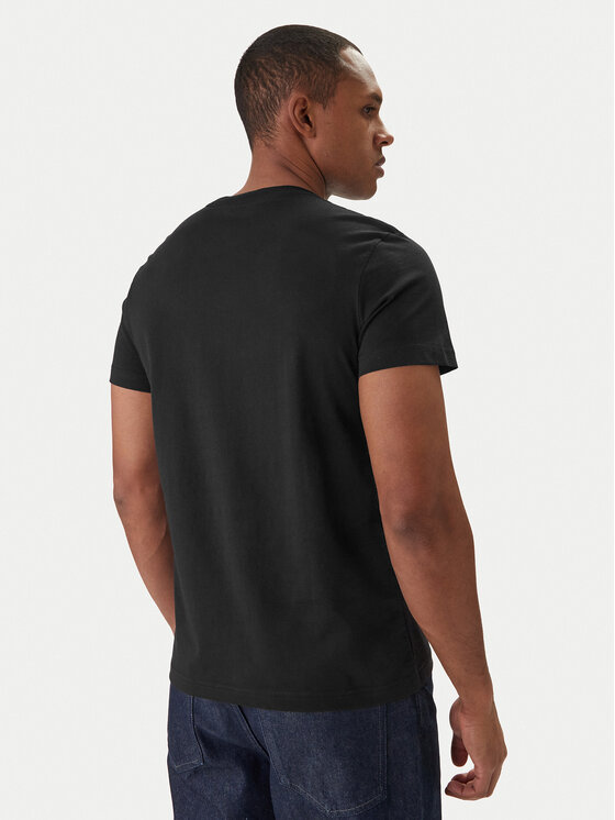 Versace Jeans Couture Versace Jeans Couture T-krekls 80GAHT00 CJ00T Melns Regular Fit