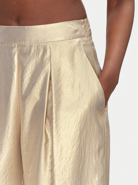 ACCESS FASHION ACCESS FASHION Palazzo hlače 53-5034-922 Zlatna Wide Leg