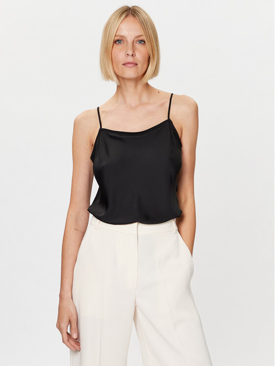 Calvin Klein Top Cami K20K205844 Črna Regular Fit