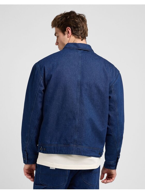 Lee Lee Kurtka przejściowa 91W LINED WW JACKET Niebieski Regular Fit