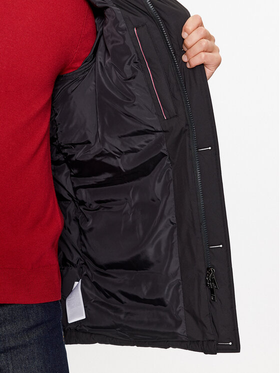 Tommy Hilfiger Tommy Hilfiger Žieminė striukė Essential Rockie MW0MW33961 Juoda Regular Fit