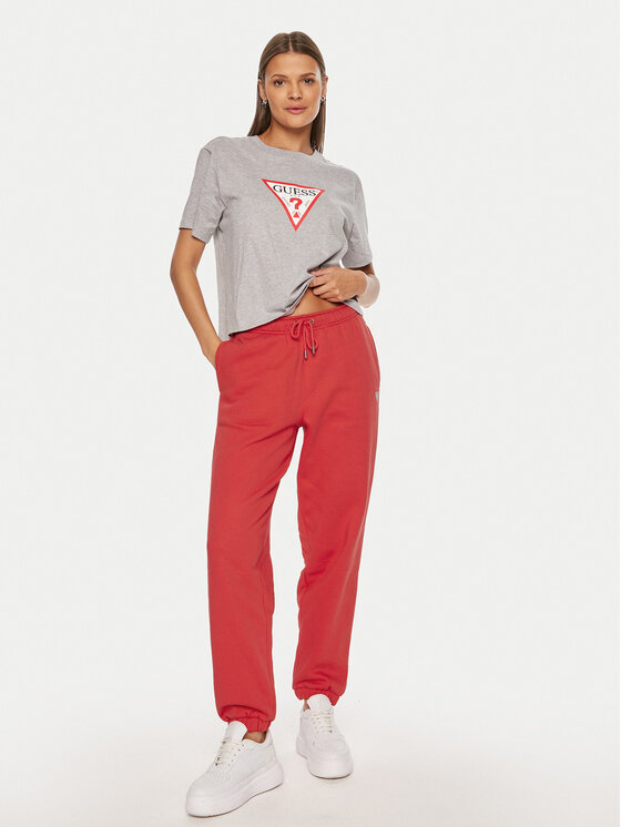 Guess Jeans Guess Jeans Melegítő alsó W4YB33 KC811 Piros Regular Fit