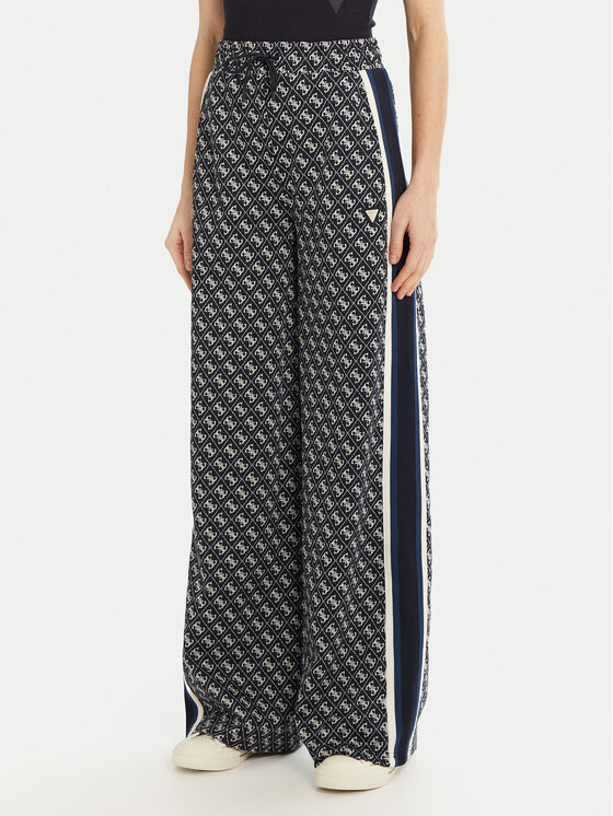 Guess Teplákové nohavice V5RB03 KCO90 Čierna Palazzo Fit