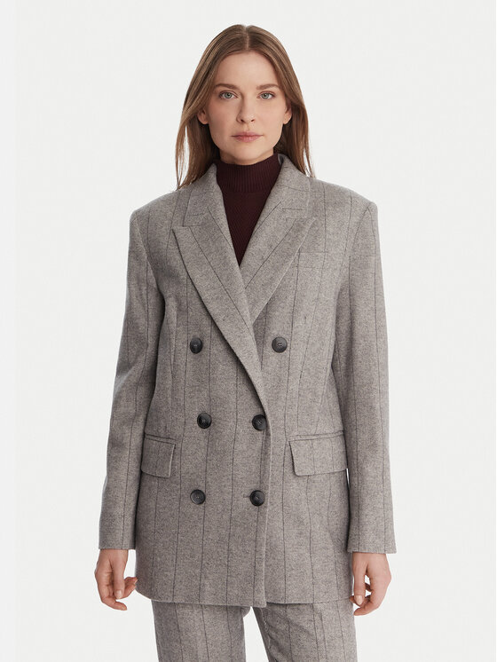 MAX&Co. Sacou Iames 2526046084200 Gri Relaxed Fit