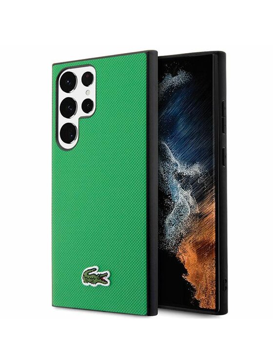 Etui na telefon Lacoste, Zielone, S23 Ultra