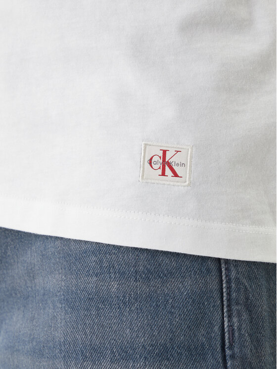 Calvin Klein Jeans Calvin Klein Jeans Tank top LV04RF273G Biały Slim Fit