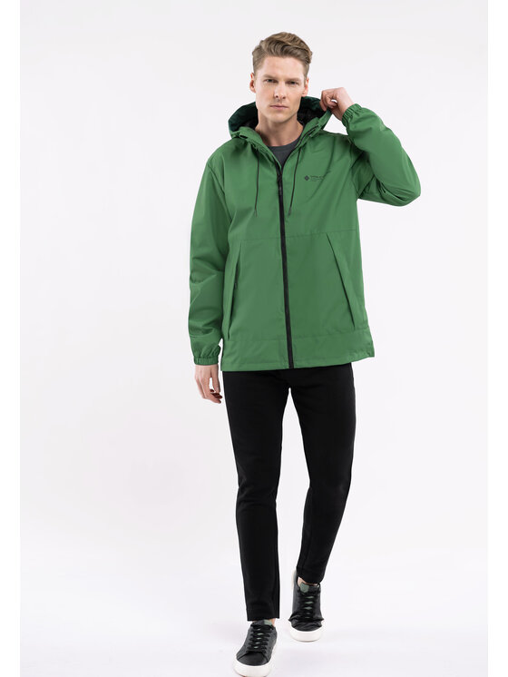 Volcano Volcano Kurtka przejściowa J-HARRISON Zielony Regular Fit