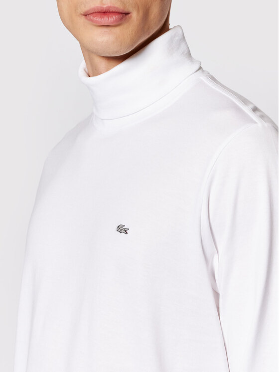 lacoste rollkragenpullover weiß