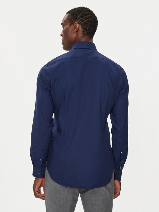 Michael Kors Michael Kors Πουκάμισο MK0DS01364 Σκούρο μπλε Slim Fit