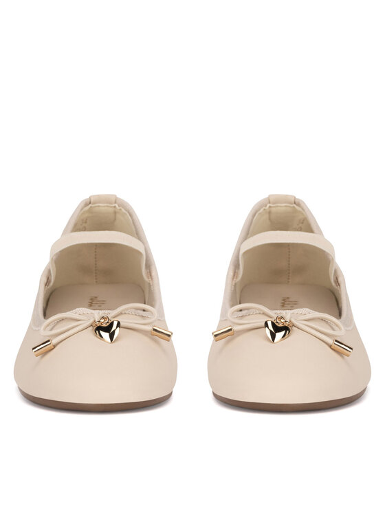 Nelli Blu Nelli Blu Ballerinas CS23350-01 Beige