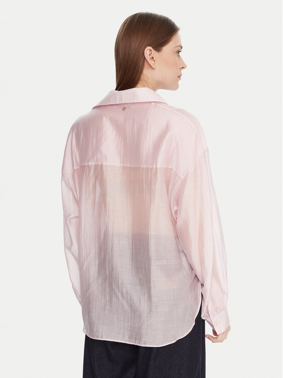 Rinascimento Rinascimento Košile CFC0123656003 Růžová Relaxed Fit