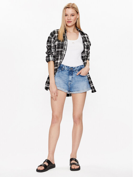 Pepe Jeans Pepe Jeans Džínsové šortky Suzie PL801003WU3 Modrá Regular Fit