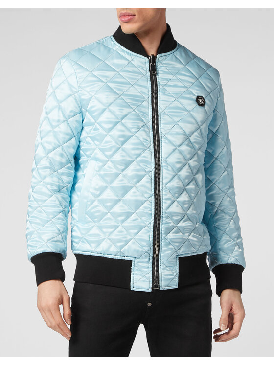 PHILIPP PLEIN PHILIPP PLEIN Bunda bomber 4139 Tyrkysová Regular Fit