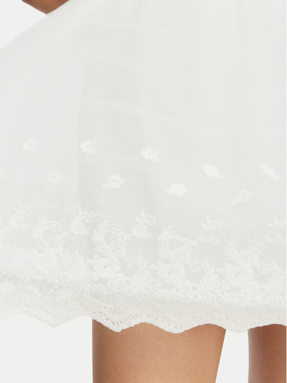 Bardot Bardot Abito da cocktail Hilda Hoop 60223DB Bianco Regular Fit