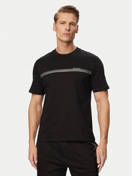 BOSS BOSS T-Shirt Authentic 50561470 Czarny Regular Fit