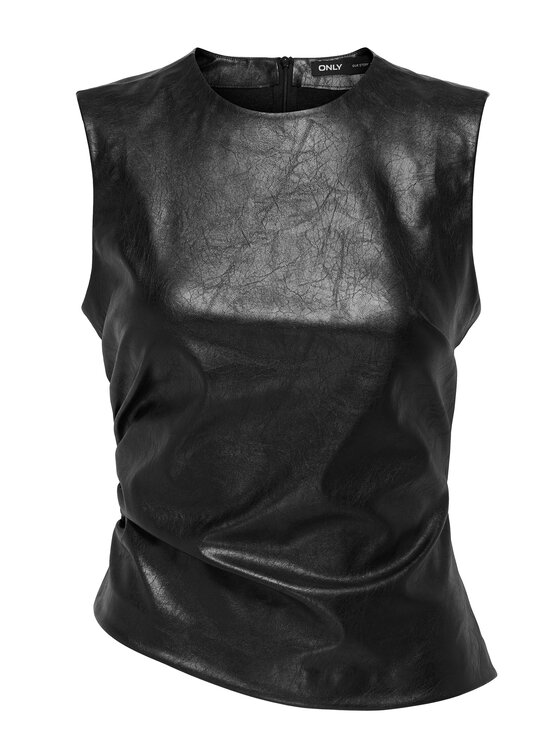 ONLY ONLY Blūze Mone 15360230 Melns Slim Fit