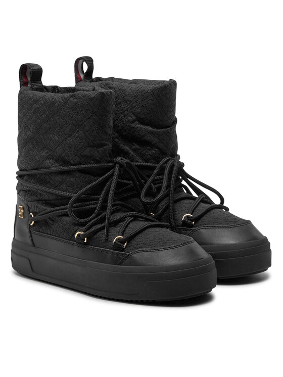 Tommy Hilfiger Tommy Hilfiger Čizme za snijeg FW0FW08430 Crna
