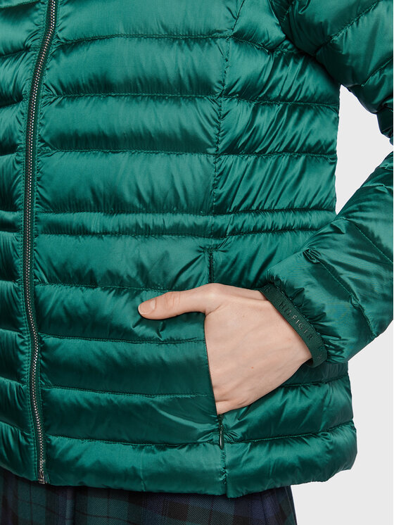 Tommy Hilfiger Tommy Hilfiger Pehelykabát Feminne WW0WW37264 Zöld Regular Fit