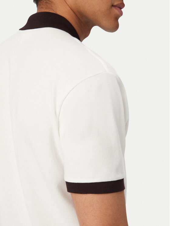 Lacoste Lacoste Тениска с яка и копчета PH2017 Бял Regular Fit