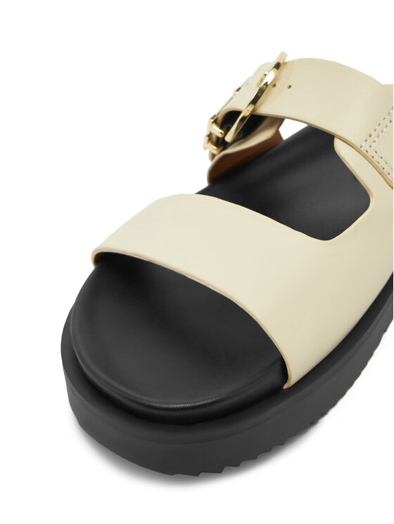 Tommy Hilfiger Tommy Hilfiger Şlapi FW0FW08512 Écru