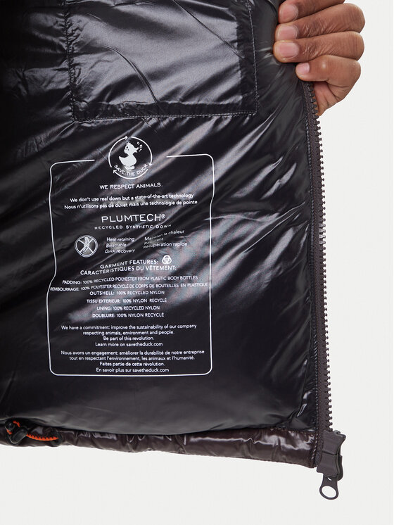 Save The Duck Save The Duck Weste D81382U LOVE21 Braun Regular Fit