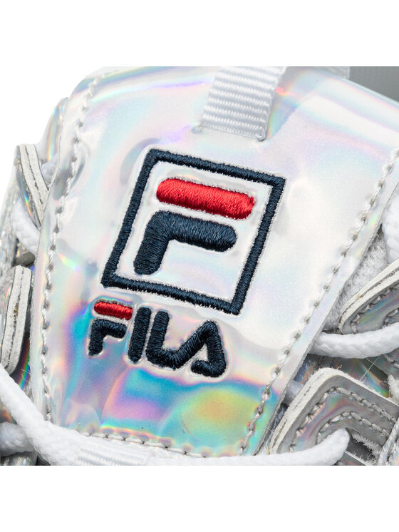 Fila disruptor m low wmn silver online