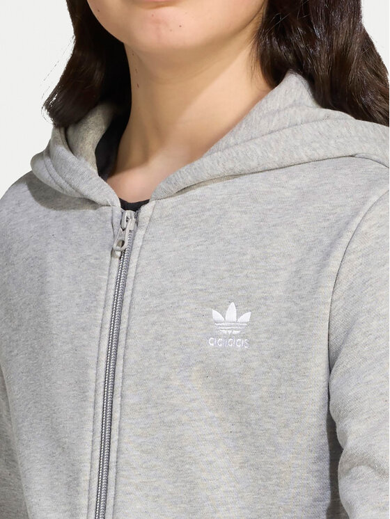 adidas adidas Mikina JX2790 Sivá Loose Fit